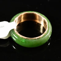 Sz6 14k Polar Jade Ring #2502-26