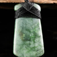 2" Jade Toki Pendant Necklace #2498