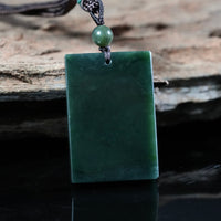 Jade Nothing Pendant Necklace #2284-4