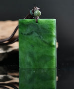 Jade Nothing Pendant Necklace #2284-5