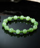 6" Polar Jade Grade Beaded Bracelet #2496