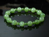 6" Polar Jade Grade Beaded Bracelet #2496