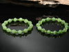 6" Polar Jade Grade Beaded Bracelet #2496