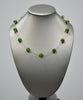 18k 10mm Siberian Jade Starry Necklace #2529