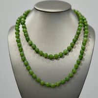 36" Jade Beaded Necklace #2537