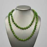 36" Jade Beaded Necklace #2537