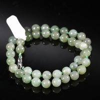 8mm Polar Jade Beaded Necklace #2530