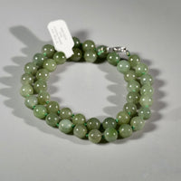 8mm Polar Jade Beaded Necklace #2530