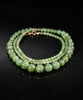 4-10mm Canadian Jade Beaded Necklace #2533