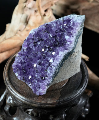 Amethyst Semi-Geode Base Cut (0.55 LB) #2602