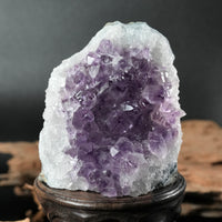 Amethyst Semi-Geode Base Cut (1.12 LB) #2604