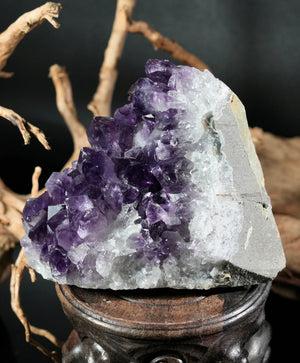 Amethyst Semi-Geode Base Cut (1.1 LB) #2606