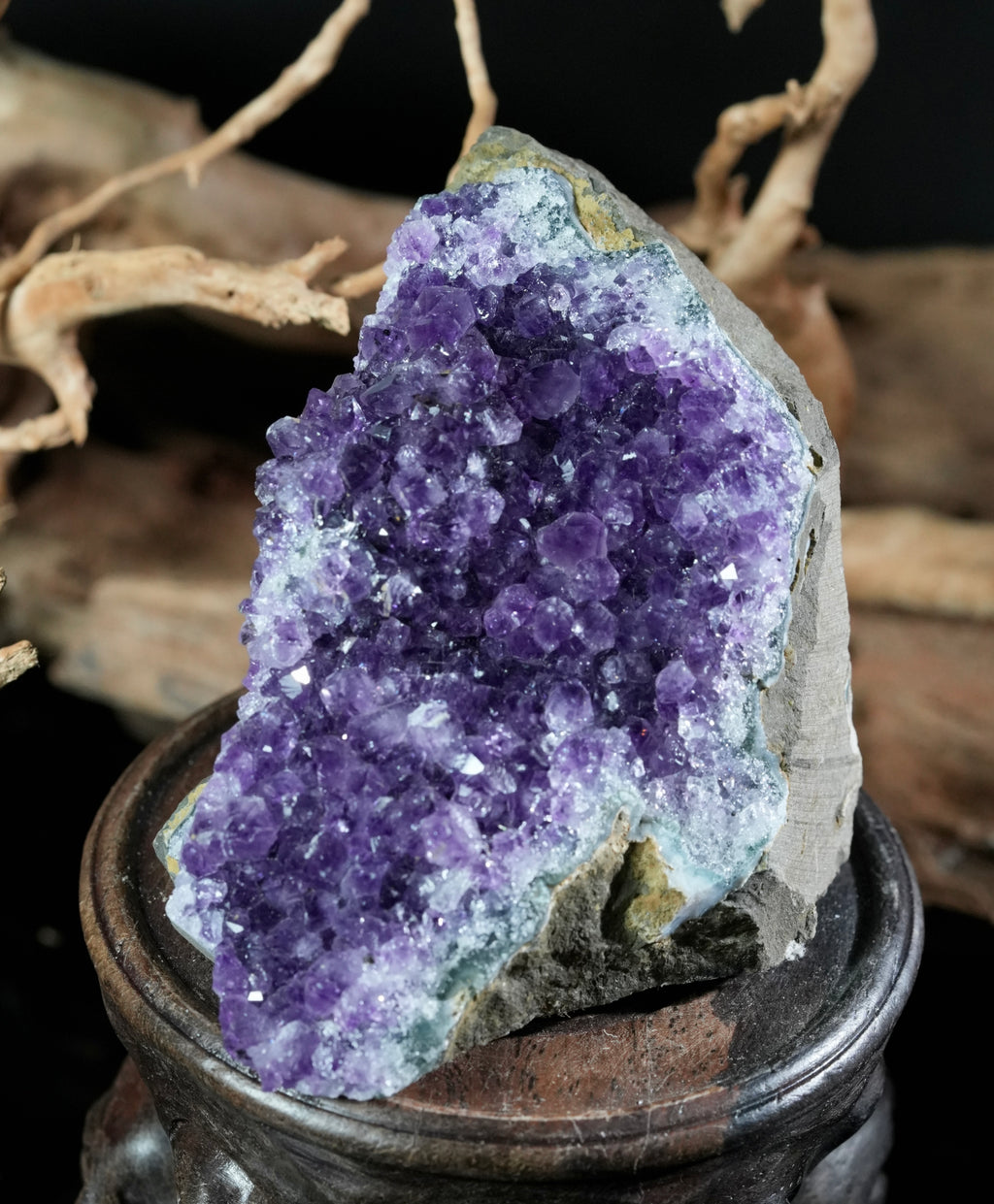 Amethyst Semi-Geode Base Cut (0.71 LB) #2607