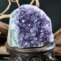 Amethyst Semi-Geode Base Cut (0.9 LB) #2608