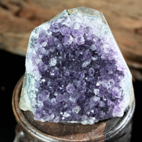 Amethyst Semi-Geode Base Cut (0.9 LB) #2608