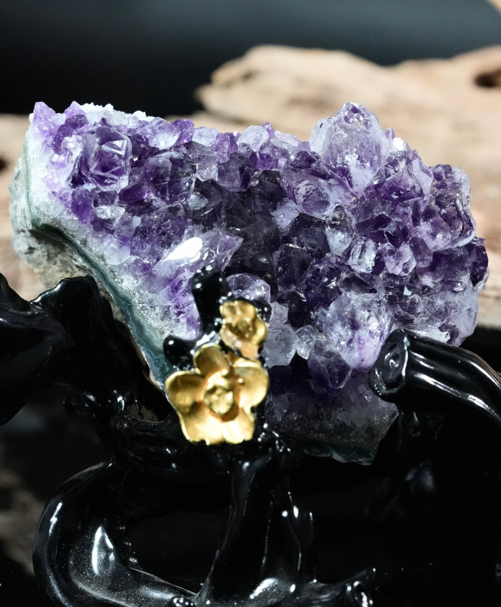 Super Extra Dark Amethyst Cluster (0.37 LB) #2622