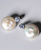 BUTTON PEARL 925 S.S EARRINGS #1608