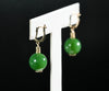 14k Siberian Jade Ball Earrings #2548