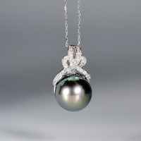 14k Tahitian Saltwater Pearl Pendant #2103