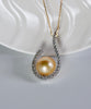 9.5MM SOUTH SEA GOLD PEARL PENDANT #1530