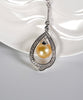 CULTURED SOUTH SEA GOLD PEARL PENDANT #1656