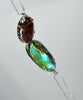 Long Oval Ammolite Pendant #1977