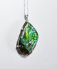 Freeform Ammolite Pendant #1983