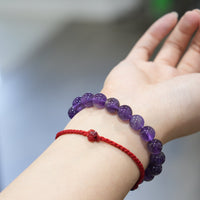 Extra Dark Amethyst Bracelet #1846