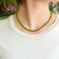 16.8" Polar Jade Beaded Necklace #2517