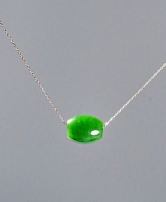 18k Canadian Jade Lucky Necklace #1798