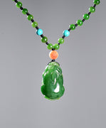 SIBERIAN JADE PIXIU PENDANT #2026