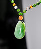 Chatoyant Siberian Jade Pixiu Necklace #1663