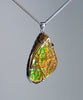 Freeform Ammolite Pendant #2000