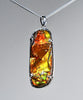 Freeform Ammolite Pendant #1991