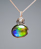 18k Ammolite Gourd Pendant #2075