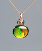 18k Ammolite Gourd Pendant #2080