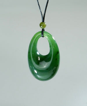 MUYU SHAPE JADE PENDANT #1089