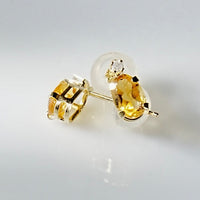 14k Citrine Earrings and Pendant Set #1874