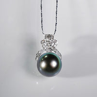 14k Tahitian Saltwater Pearl Pendant #2103