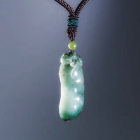 JADEITE RICH BEAN PENDANT #1700