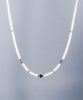 14k Freshwater Pearl and Sapphire Necklace #2231