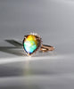 18k Ammolite Diamond Ring #2095