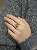 18k Ammolite Diamond Ring #2095