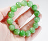 14mm Chatoyant Siberian Jade beaded Bracelet #2114