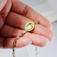 14K Ammolite Bracelet  #2123