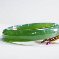 Chatoyant Jade Bangle #1949