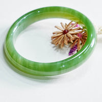 Chatoyant Jade Bangle #1949