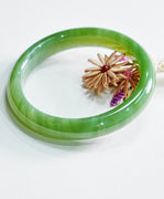 Chatoyant Jade Bangle #1949