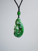 Dragon Phoenix Polar Jade Pendant #1407