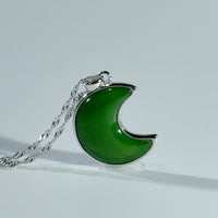 Canadian Jade Moon Pendant #1098